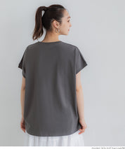 法式袖寬鬆版型LOGO T-shirt