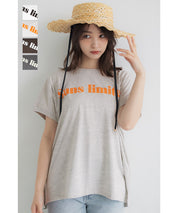 法式袖寬鬆版型LOGO T-shirt