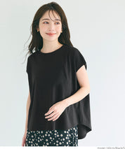 經典法式袖單色短袖上衣  T-shirt