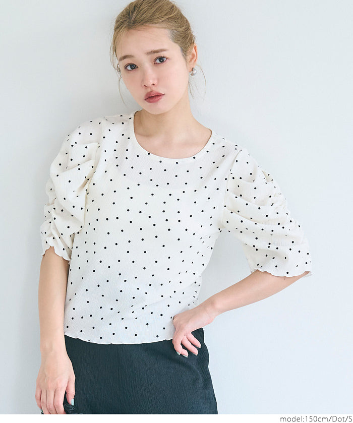 Willow Pleated Japanese Style Princess Sleeve Top
