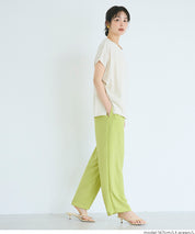 Satin Drawstring Wide-Leg Pants