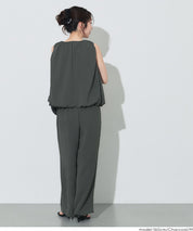 Satin Drawstring Wide-Leg Pants