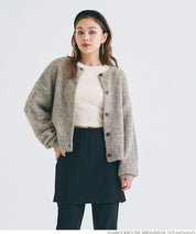 Cropped knit top