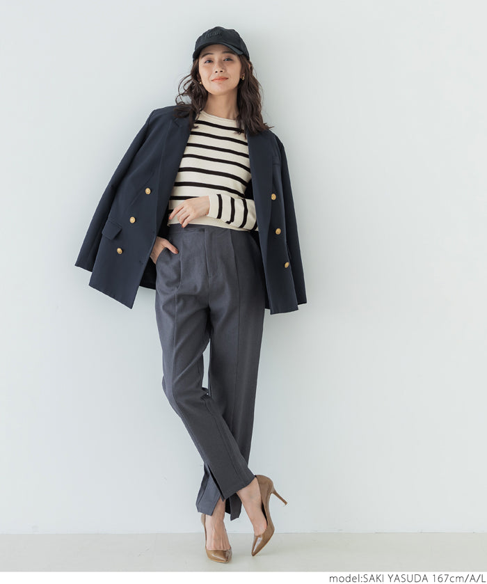 Cropped knit top