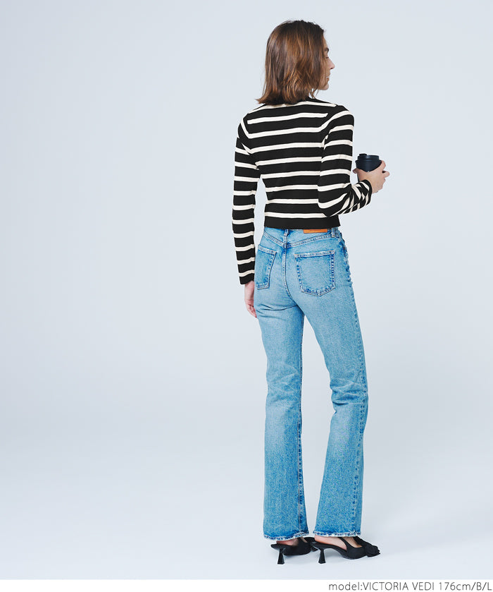 Cropped knit top