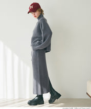Knit top and skirt set