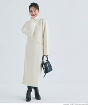 Knit top and skirt set