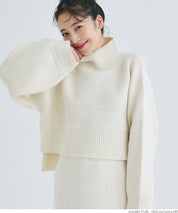 Knit top and skirt set
