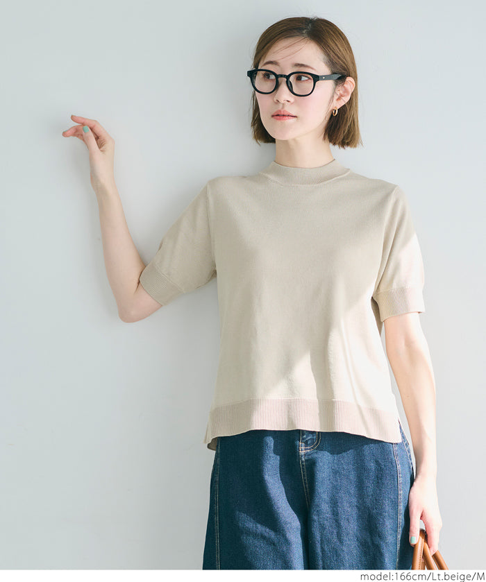 Summer Kint 薄款圓領短袖針織