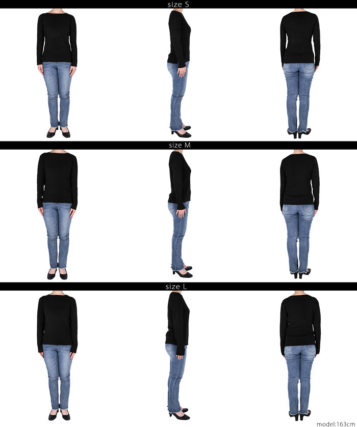 Angora touch boat neck rib knit