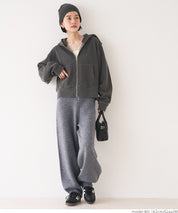 Loose wide knit pants