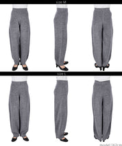Loose wide knit pants