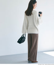 Easy knit wide pants