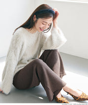 Easy knit wide pants