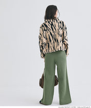 Easy knit wide pants