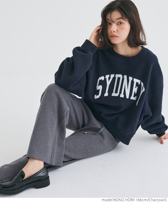 Easy knit wide pants