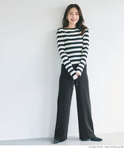 Easy knit wide pants