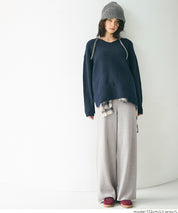 Easy knit wide pants