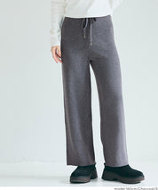 Easy knit wide pants