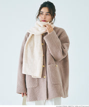 Yak-style knit scarf