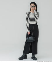 Cropped striped top