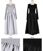 Knit docking balloon dress