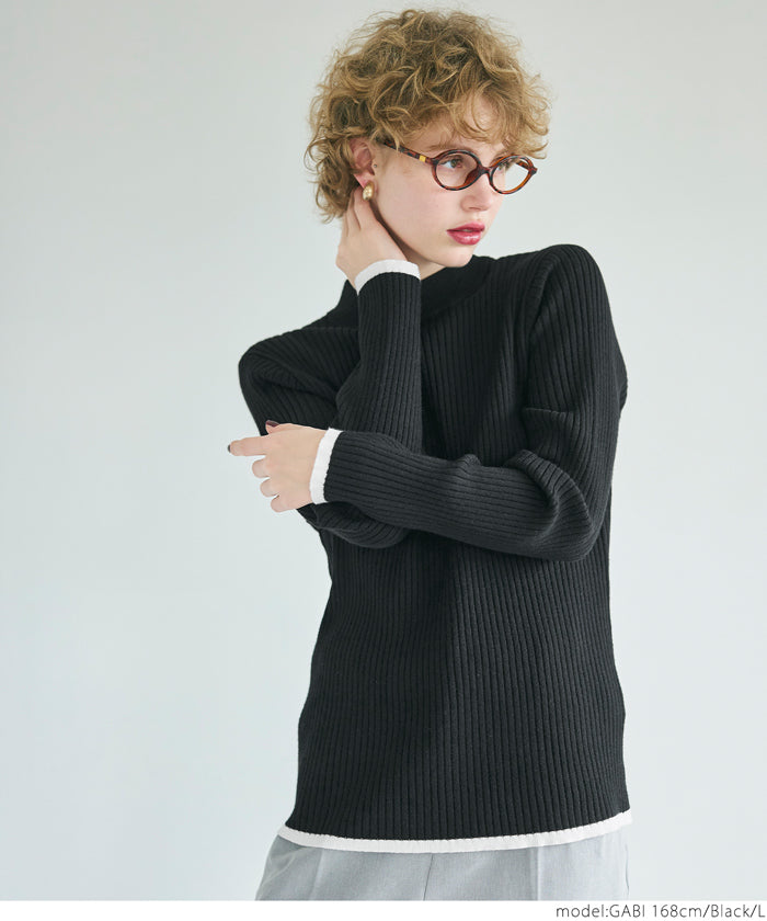 Designer rib knit
