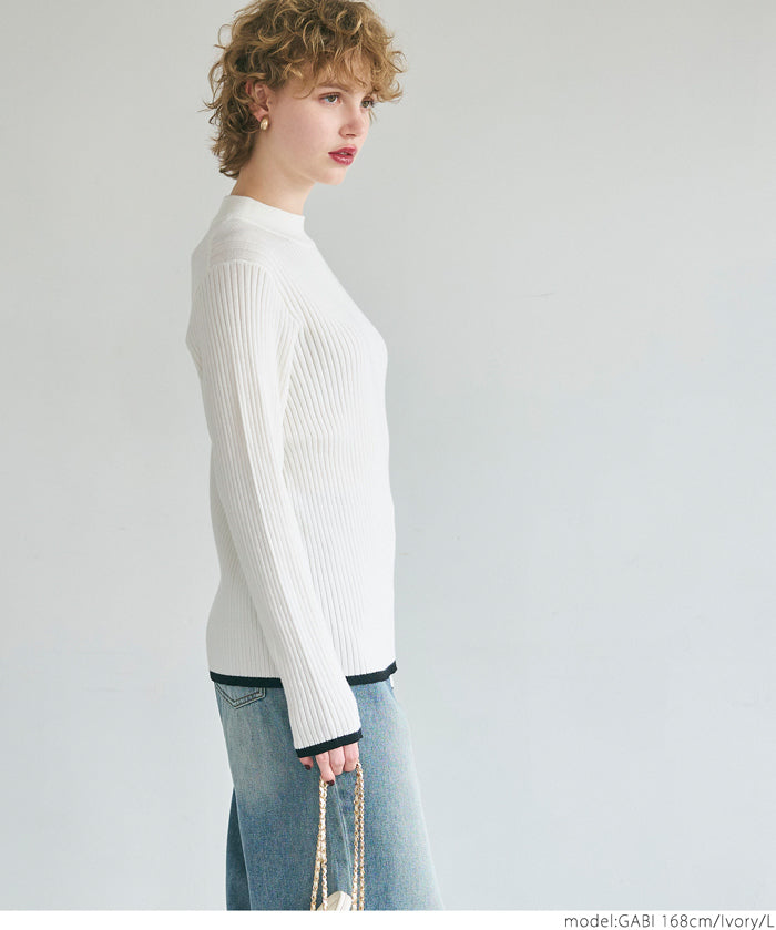 Designer rib knit