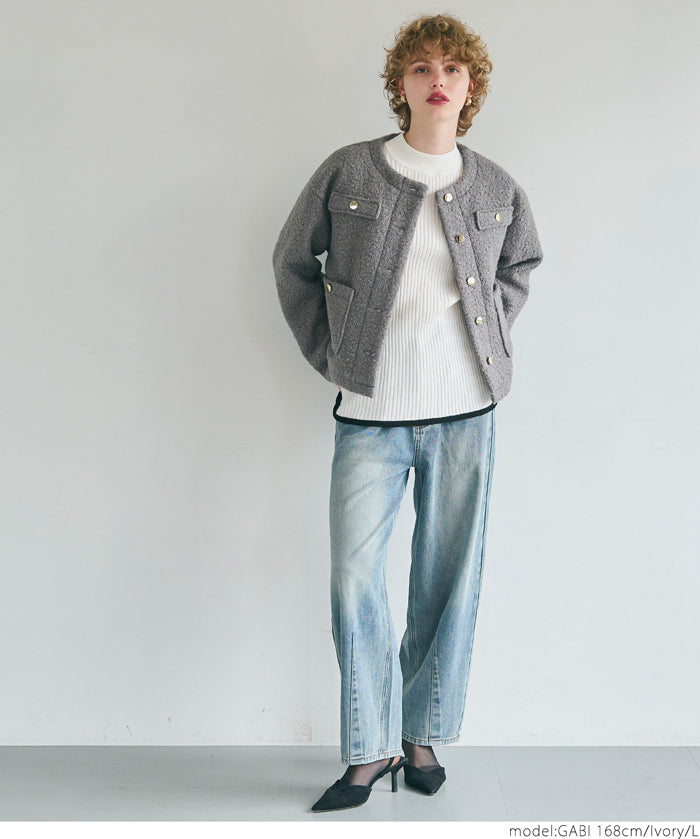 Designer rib knit