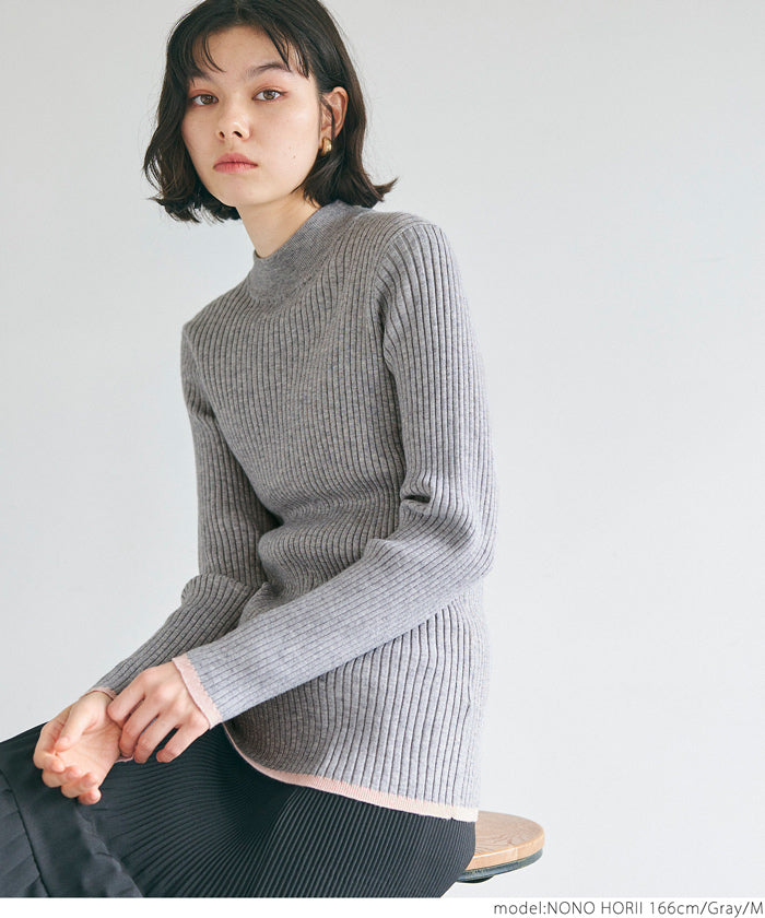 Designer rib knit