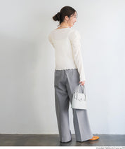 楊柳質感面料公主長袖襯衫