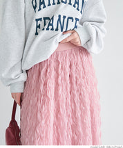 Wave tulle skirt