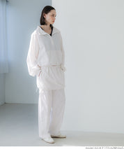 Sporty style stand collar nylon long sleeves 