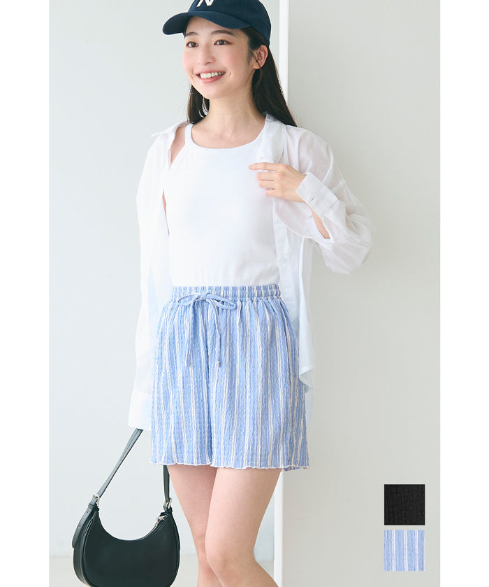 Elastic Willow Texture Lounge Shorts