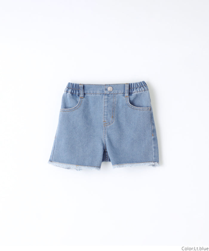 Kids Retro Denim Shorts