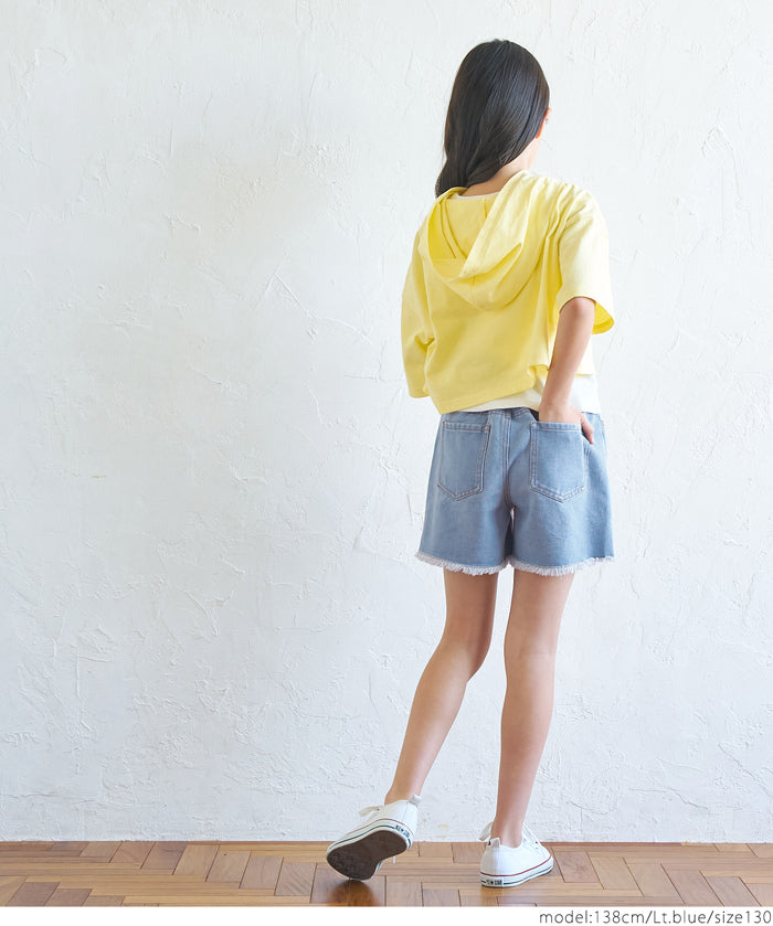 Kids Retro Denim Shorts
