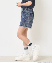Kids Retro Denim Shorts
