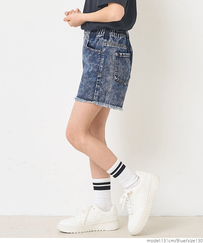 Kids Retro Denim Shorts