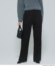 【Daily Warm】磨毛保暖百褶休閒長褲