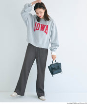 【Daily Warm】磨毛保暖百褶休閒長褲