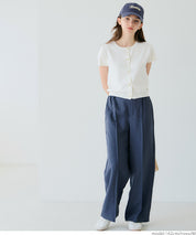 氣質通勤金扣短袖針織外套