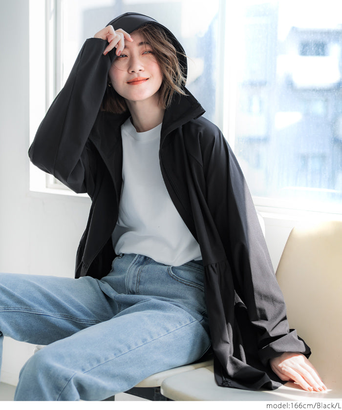 UV CUT! Japanese style mid-length slim sun protection jacket