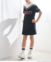 Kids Cheerleading Short Sleeve Dress