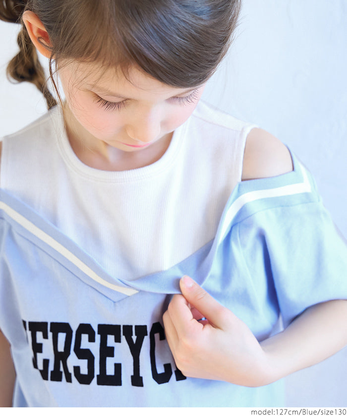 Kids Cheerleading Short Sleeve Dress