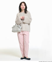 細閃毛絨造型長袖針織上衣