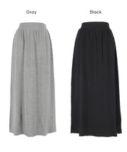 ［特價$219→$168］柔軟細螺紋針織半裙