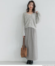 ［特價$219→$168］柔軟細螺紋針織半裙