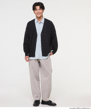 男裝日系V領針織外套 開衫