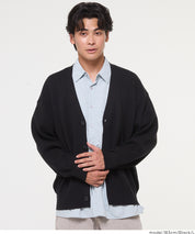 男裝日系V領針織外套 開衫