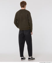 男裝馬海毛風格LOGO針織毛衣